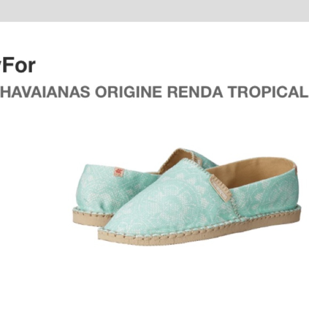 Havaianas Tropical Slip-ons (NIB)